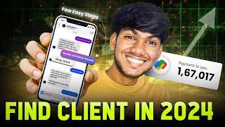 How I Find INTERNATIONAL Clients For SMMA & Video Editing | How To Find Clients for Freelancing 2024