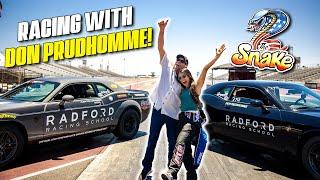 9 Second Demon 170 Passes with Don "The Snake" Prudhomme! - Radford Racing School