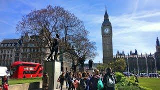 LONDON WALK | Whitehall to Downing Street to Parliament Square | England