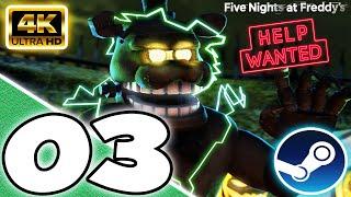 FNaF: Help Wanted (Curse of Dreadbear) - 100% Walkthrough Gameplay Part 3 - Danger! Keep Out! (UHD)