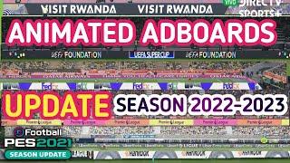 PES 2021 Animated Adboards Update Season 2022-2023