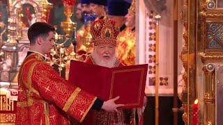 Orthodox Easter liturgy in Moscow’s Christ the Saviour cathedral