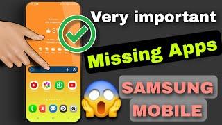 Very important & Usfull missing Apps every Samsung Smartphones 