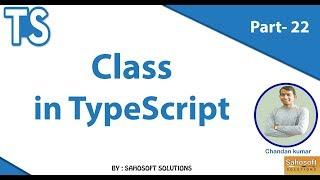 Class in TypeScript : Typescript Tutorials in Hindi