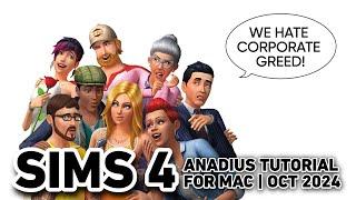 ANADIUS MAC TUTORIAL FOR SIMS 4 | WORKS PERFECTLY