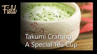 Making of a special tea cup (Minoyaki)