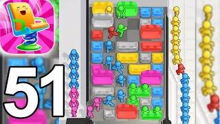 Seat Away Gameplay Walkthrough Part 51 Level 671 - 680 (iOS Android)