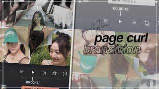 page curl transition idea | prod. by thea (alight motion tutorial)