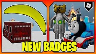 How to get the 5 NEW BADGES + SKINS/MORPHS in TREVOR CREATURES KILLER 2 || Roblox