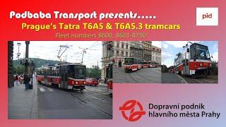 Czechia: Prague's Tatra T6A5 tramcars