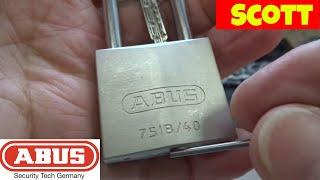 (731) Challenge: Abus 75IB/40 Dimple Lock Picked Open