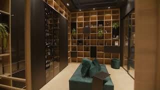 Garofoli Group - Salone del mobile 2024 - Living con Libreria