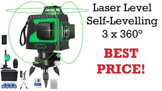 The BEST BUDGET Laser Level 360 Degree Self-Leveling TAOVINA
