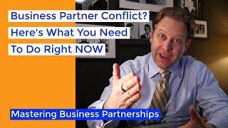 Resolve Your Business Partner Conflict NOW | Business Partnership Mastery