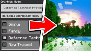 How To Download Render Dragon SHADERS For Minecraft Bedrock!