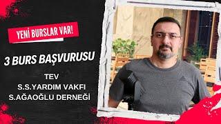 BURS BAŞVURUSU NASIL YAPILIR? 3 YENİ BURS VAR! (BURS VEREN KURUMLAR 2025) #yks  #burs