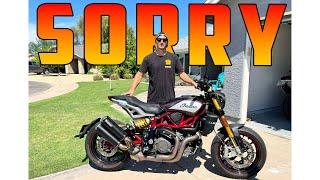 Sorry Indian Motorcycles - First Ride FTR 1200 Carbon