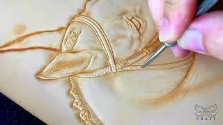 Leather Carving || The Horse