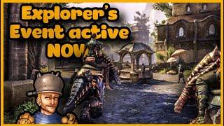 ESO EVENT ACTIVE NOW (Elder Scrolls Online 2023 Explorers Event Guide)