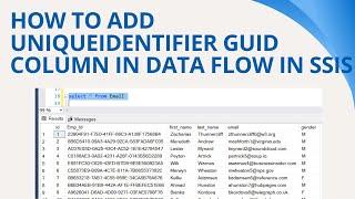 149 How to add uniqueidentifier GUID column in Data Flow in ssis