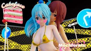 MMD /// Megumin & Aqua - Cakeface