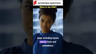 What is CSS? #css #interviewquestions #shorts