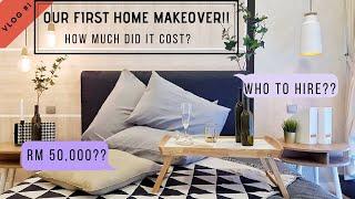 My First Home Makeover In KL - House Tour & Costs Review