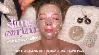 ASMR Facial | Pearl Face Mask, Hair Play, & Massage on Kaylee Dudley