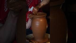  Красная глина Высокая ваза / Волшебство керамики