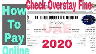 How To Check Visa Overstay Fine | How To Pay Online UAE | 2022 EASY STEP NEW.!!!