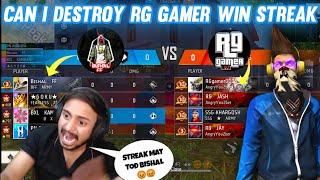 Can I Destroy Angry V Badge Youtuber  RG GAMER And His Win Streak 