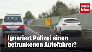 Ignoriert Polizei einen betrunkenen Autofahrer? | krone.tv NEWS