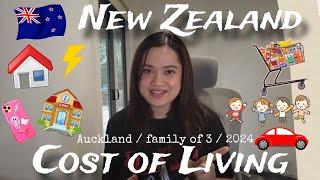 Cost of Living in New Zealand |  Auckland / Family of 3 / 2024