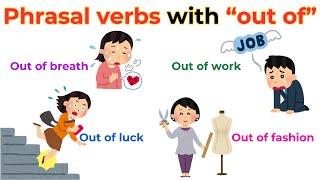 Mastering Phrasal Verbs with OUT OF for Better English | Action Verbs with Examples | Kiwi English