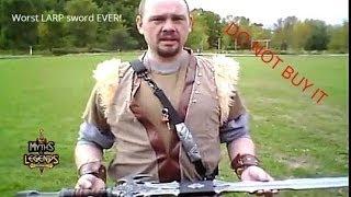 LarpCraft Product Review Series - Kit Rae Exotath Foam Sword NOT LARP Approved!