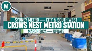 Crows Nest Metro Station — March 2024