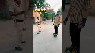 Arrest Police Stunt fail️||#skating #stunt #fail #skatingadda #trending #shorts #policerecation