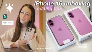 Aesthetic iPhone 16 Unboxing: How I Edit with Filmora 