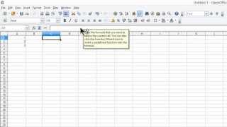 OpenOffice Calc 4 Tutorial 1 - Getting Started - Free Download Link - Spreadsheet Software