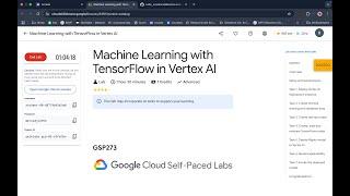 Machine Learning with TensorFlow in Vertex AI | #qwiklabs | #GSP273 | [With Explanation️]