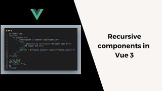 Recursive Vue 3 component | Component inside the same Component | Tree data structure rendering