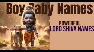 Baby Names Inspired by Lord Shiva - 45 Hindu and Vedic Boy baby names - @Jothishi  #Omnamahshivaya