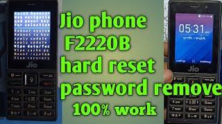 jio phone f220b hard reset|jio phone lyf f220b remove phone lock I phone f220 password remove.