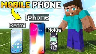 Minecraft But I Can Craft MOBILE PHONES!