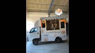 Food Truck on Tata vehicle. Fabricated by Azimuth. Street food business. #foodtrucks