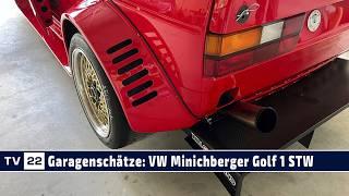 Garagenschätze: Tobias Santer und sein VW Minichberger Golf 1 STW für den Bergrennsport