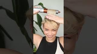 Airwraps on short pixie hair  #shorthair #pixie #pixiecut #pixiehaircut #airwrap