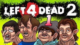 Oney Plays Left for Dead 2 (L4D2) WITH FRIENDS - EP 1 - Restarty Party