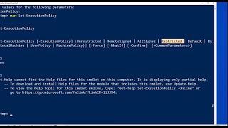 [SOLVED] UnauthorizedAccess error on running PowerShell Script