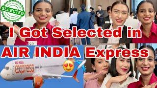 Finally Got Selected in Air India express  || Guwahati Cabin crew interview ️ #airindia